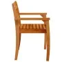 Sillas de jardín 4 uds madera maciza de acacia 59x55x85 cm de vidaXL, Sillas de jardín - Ref: Foro24-3216303, Precio: 239,24 ...