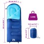 Saco de dormir de camping para adultos 3-4 estaciones de vidaXL, Sacos de dormir - Ref: Foro24-94439, Precio: 43,67 €, Descue...