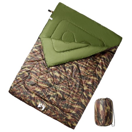 Saco de dormir doble y almohadas camping adultos 3-4 estaciones de vidaXL, Sacos de dormir - Ref: Foro24-94453, Precio: 70,87...