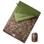 Saco de dormir doble y almohadas camping adultos 3-4 estaciones de vidaXL, Sacos de dormir - Ref: Foro24-94453, Precio: 70,87...