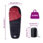 Saco de dormir tipo momia de camping para adultos 3 estaciones de vidaXL, Sacos de dormir - Ref: Foro24-94466, Precio: 28,77 ...