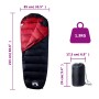 Saco de dormir tipo momia de camping para adultos 3 estaciones de vidaXL, Sacos de dormir - Ref: Foro24-94470, Precio: 40,90 ...