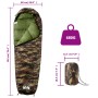 Saco de dormir tipo momia de camping para adultos 3 estaciones de vidaXL, Sacos de dormir - Ref: Foro24-94485, Precio: 38,79 ...