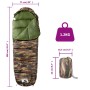 Saco de dormir tipo momia de camping para adultos 3 estaciones de vidaXL, Sacos de dormir - Ref: Foro24-94521, Precio: 31,58 ...