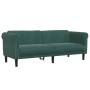 Juego de sofás 3 piezas terciopelo verde oscuro de vidaXL, Sofás - Ref: Foro24-3209211, Precio: 746,38 €, Descuento: %