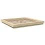 Estructura cama con luces LED madera roble Sonoma 180x200 cm de vidaXL, Camas y somieres - Ref: Foro24-3281079, Precio: 193,8...