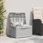 Baúl para cojines polipropileno gris 73x50,5x46,5 cm de vidaXL, Cajas de almacenaje para exteriores - Ref: Foro24-366601, Pre...