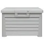 Baúl para cojines polipropileno gris 73x50,5x46,5 cm de vidaXL, Cajas de almacenaje para exteriores - Ref: Foro24-366601, Pre...