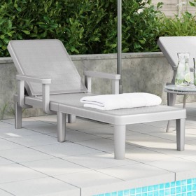Tumbona ajustable en 4 alturas polipropileno 155,5x57x28 cm de vidaXL, Tumbonas - Ref: Foro24-4008103, Precio: 108,89 €, Desc...