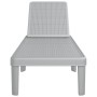 Tumbona ajustable en 4 alturas polipropileno 155,5x57x28 cm de vidaXL, Tumbonas - Ref: Foro24-4008101, Precio: 101,68 €, Desc...
