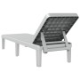 Tumbona ajustable en 4 alturas polipropileno 155,5x57x28 cm de vidaXL, Tumbonas - Ref: Foro24-4008101, Precio: 101,68 €, Desc...