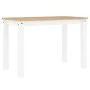 Mesa de comedor Panama madera maciza pino blanco 117x60x75 cm de vidaXL, Mesas de cocina y de comedor - Ref: Foro24-4005704, ...