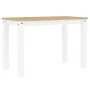 Mesa de comedor Panama madera maciza pino blanco 117x60x75 cm de vidaXL, Mesas de cocina y de comedor - Ref: Foro24-4005704, ...