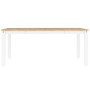 Mesa de comedor Panama madera maciza pino blanco 180x90x75 cm de vidaXL, Mesas de cocina y de comedor - Ref: Foro24-4005710, ...