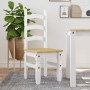 Sillas de comedor Corona 2 uds madera pino blanco 42x47x107 cm de vidaXL, Sillas de comedor - Ref: Foro24-4005725, Precio: 15...