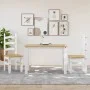 Sillas de comedor Corona 2 uds madera pino blanco 42x47x107 cm de vidaXL, Sillas de comedor - Ref: Foro24-4005725, Precio: 15...