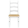 Sillas de comedor Corona 2 uds madera pino blanco 42x47x107 cm de vidaXL, Sillas de comedor - Ref: Foro24-4005725, Precio: 15...