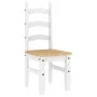 Sillas de comedor Corona 2 uds madera pino blanco 42x47x107 cm de vidaXL, Sillas de comedor - Ref: Foro24-4005725, Precio: 15...