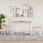 Sillas de comedor Panama 2 uds madera pino blanco 40x46x90 cm de vidaXL, Sillas de comedor - Ref: Foro24-4005731, Precio: 99,...