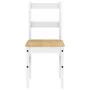 Sillas de comedor Panama 2 uds madera pino blanco 40x46x90 cm de vidaXL, Sillas de comedor - Ref: Foro24-4005731, Precio: 99,...