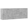 Aparadores 3 uds madera contrachapada gris hormigón de vidaXL, Aparadores - Ref: Foro24-3276612, Precio: 275,75 €, Descuento: %
