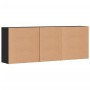 Aparadores 3 uds madera contrachapada negro de vidaXL, Aparadores - Ref: Foro24-3276610, Precio: 291,80 €, Descuento: %