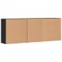 Aparadores 3 uds madera contrachapada negro de vidaXL, Aparadores - Ref: Foro24-3276610, Precio: 287,54 €, Descuento: %