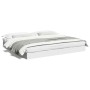 Estructura de cama madera de ingeniería blanca 180x200 cm de vidaXL, Camas y somieres - Ref: Foro24-842000, Precio: 110,21 €,...