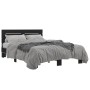 Estructura de cama madera de ingeniería y metal negro 120x200cm de vidaXL, Camas y somieres - Ref: Foro24-3280152, Precio: 14...