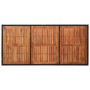Set comedor de jardín 9 piezas y cojines ratán sintético negro de vidaXL, Conjuntos de jardín - Ref: Foro24-47682, Precio: 90...