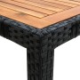 Set comedor de jardín 9 piezas y cojines ratán sintético negro de vidaXL, Conjuntos de jardín - Ref: Foro24-47682, Precio: 90...