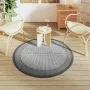 Alfombra de exterior ARAKIL gris Ø120 cm PP de vidaXL, Protectores para exterior - Ref: Foro24-368458, Precio: 18,48 €, Descu...