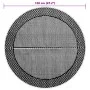 Alfombra de exterior ARAKIL gris Ø120 cm PP de vidaXL, Protectores para exterior - Ref: Foro24-368458, Precio: 18,48 €, Descu...
