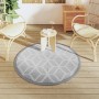 Alfombra de exterior ARAKIL gris Ø120 cm PP de vidaXL, Protectores para exterior - Ref: Foro24-368466, Precio: 18,71 €, Descu...