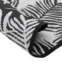 Alfombra de exterior ARAKIL blanco y negro Ø120 cm PP de vidaXL, Protectores para exterior - Ref: Foro24-368470, Precio: 24,5...