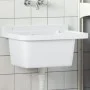 Fregadero lavabo de pared resina blanco 50x35x24 cm de vidaXL, Fregaderos - Ref: Foro24-4002794, Precio: 65,97 €, Descuento: %