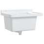 Fregadero lavabo de pared resina blanco 50x35x24 cm de vidaXL, Fregaderos - Ref: Foro24-4002794, Precio: 61,49 €, Descuento: %