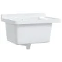 Fregadero lavabo de pared resina blanco 50x35x24 cm de vidaXL, Fregaderos - Ref: Foro24-4002794, Precio: 65,97 €, Descuento: %