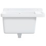 Fregadero lavabo de pared resina blanco 50x35x24 cm de vidaXL, Fregaderos - Ref: Foro24-4002794, Precio: 61,49 €, Descuento: %