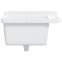 Fregadero lavabo de pared resina blanco 50x35x24 cm de vidaXL, Fregaderos - Ref: Foro24-4002794, Precio: 65,97 €, Descuento: %