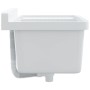 Fregadero lavabo de pared resina blanco 50x35x24 cm de vidaXL, Fregaderos - Ref: Foro24-4002794, Precio: 61,49 €, Descuento: %
