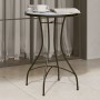 Mesa de bistró de mosaico cerámica azul y blanco Ø50x70 cm de vidaXL, Mesas de jardín - Ref: Foro24-4003399, Precio: 78,48 €,...