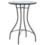 Mesa de bistró de mosaico cerámica azul y blanco Ø50x70 cm de vidaXL, Mesas de jardín - Ref: Foro24-4003399, Precio: 81,72 €,...