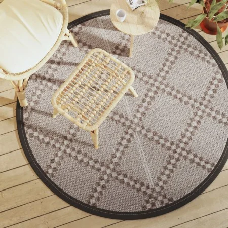 Alfombra de exterior ARAKIL marrón Ø160 cm PP de vidaXL, Protectores para exterior - Ref: Foro24-368479, Precio: 24,12 €, Des...