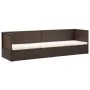 Garden sofa with brown synthetic rattan cushions by vidaXL, Loungers - Ref: Foro24-49392, Price: 254,33 €, Discount: %