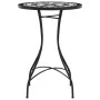 Mesa de bistró de mosaico cerámica negro y blanco Ø50x70 cm de vidaXL, Mesas de jardín - Ref: Foro24-4003400, Precio: 81,72 €...