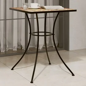 Mesa de bistró de mosaico cerámica terracota 60x60x74 cm de vidaXL, Mesas de jardín - Ref: Foro24-4003392, Precio: 121,88 €, ...