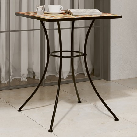 Mesa de bistró de mosaico cerámica terracota 60x60x74 cm de vidaXL, Mesas de jardín - Ref: Foro24-4003392, Precio: 124,45 €, ...
