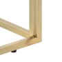 Mesa consola acero inoxidable madera maciza traviesa dorado de vidaXL, Mesas auxiliares - Ref: Foro24-349990, Precio: 103,08 ...