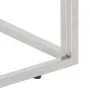 Mesa consola acero inoxidable madera maciza reciclada plateada de vidaXL, Mesas auxiliares - Ref: Foro24-350016, Precio: 83,8...
